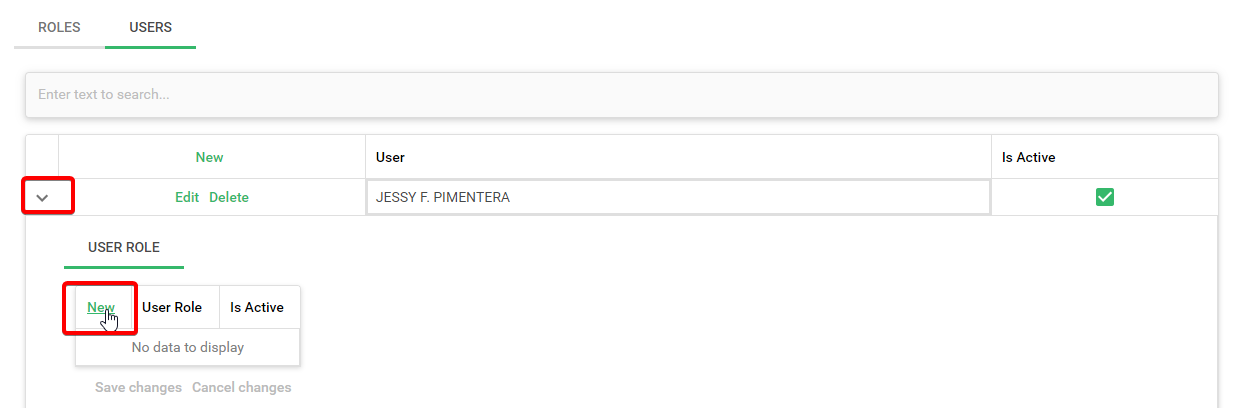 Applicant Assessment Tab